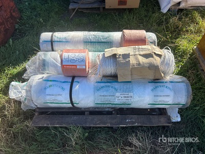 Quantity of (3) Bale Wrap and (2) Bale Twine (Unused)