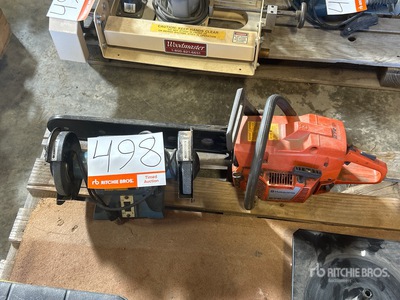 Husqvarna Chain Saw & 6 in Bench Grinder