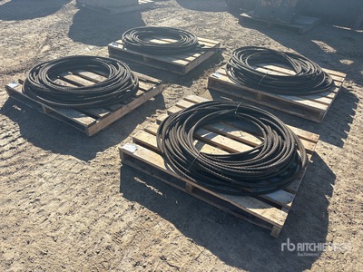 Quantity of (4) Pallets of 24 Ft Winch Câble