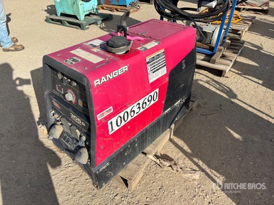 Lincoln Ranger 305G 300 A Skid-Mounted Stick Spawarka napędzana silnikiem