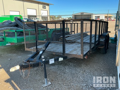 2013 CM 6X16 16 ft T/A Utility Trailer