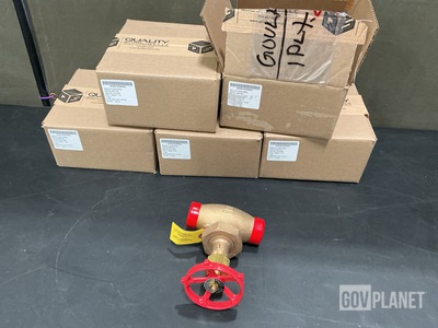 (105) Milwaukee Valve 1590T-114 Globe Valves