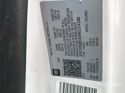 2022 Chevrolet Colorado 4x2 Extended Cab Pick Up