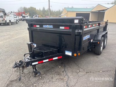 2013 Load Trail 14 ft T/A Dump Utility Trailer
