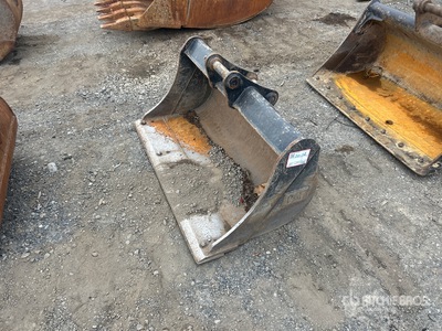 Cat 48 in Cleanup Excavator Bucket