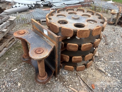 36 in Excavator Compaction Wheel