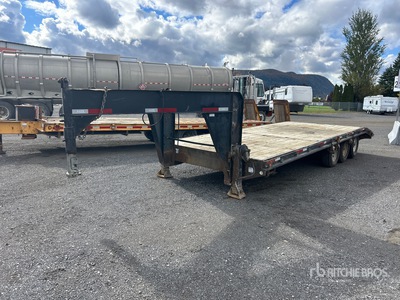 2003 Kerr B24F 24 ft Tri/A Gooseneck Equipment Trailer