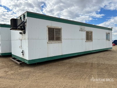 2000 Atco 40 ft x 12 ft Skid-Mounted Mobiel kantoor
