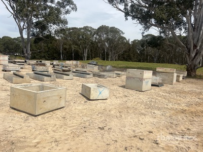 Quantity of Concrete Pipes, Pits, Culverts