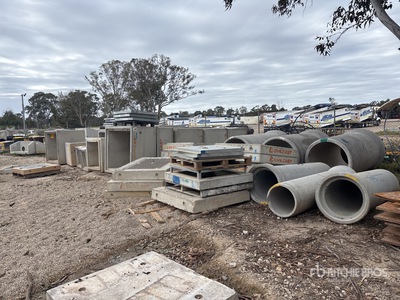 Quantity of Concrete Pipes, Pits, Culverts