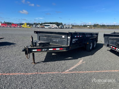 2019 PJ Trailers 16 ft T/A Dump Utility Trailer