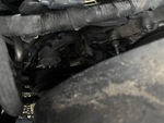 Engine with A/C Compressor