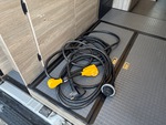 Outside Utilities with Power Cables and Connectors