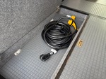 Outside Utilities with Power Cables and Connectors