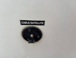 Outside Utilities with Cable TV Connector