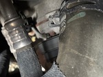 Engine with A/C Compressor
