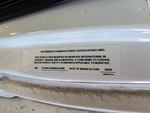 General Appearance with Motor Vehicle Safety Standards Label