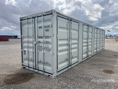 2026 40 ft High Cube Multi-Door Conteneur de stockage