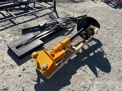 2026 GIYI 15 in Excavator Auger - Fits CAT 305 (Unused)