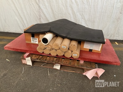 (12) Plastic Strips, (5) Plastic Sheets, (1) Insulation & (1) Rubber Mat