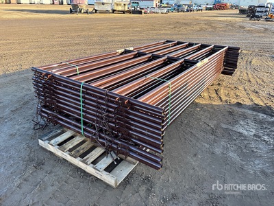 Quantity of (12) 2026 BYT HDALYPNL12 12 ft x 5 ft 10 in Alley Panel para ganado (Unused)