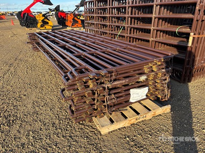 Quantity of (12) 2026 BYT MRSDRP16 16 Ft 7 Rail Ranch Panel para ganado (Unused)