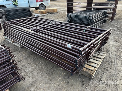 Quantity of (12) 2026 BYT HDALYPNL12 12 ft x 5 ft 10 in Alley Panel para ganado (Unused)