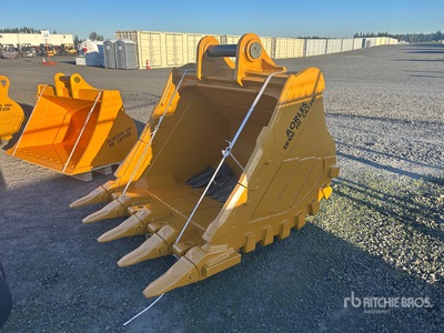 2026 AORLES EB100 61 in Digging Excavator Bucket - Fits Cat 345 (Unused)