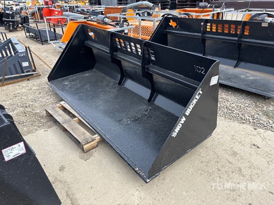 2026 Industrias America S102 102 in Snow Skid Steer Bucket (Unused)