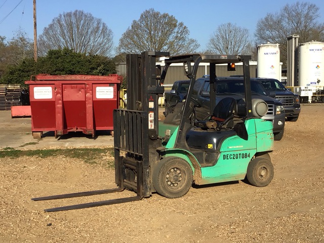 2020 Mitsubishi FG25N 4500 lb Pneumatic Tire Forklift