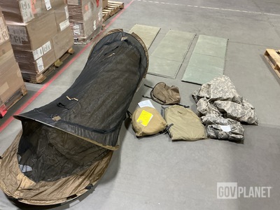 (10) Pop-Up Bed Nets, (24) Self-Inflating Sleeping Mats & Assorted Items