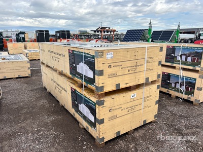 2026 KJ K4230W Triple Garage Metal Storage Schuur (Unused)