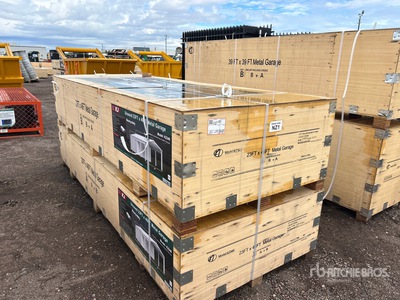 2026 KJ K2346 Metal Garage Cobertizo (Unused)