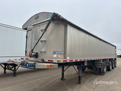 2018 Custom 46 ft Quad/A End Dump Trailer
