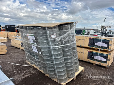 Quantity of 2026 KJ K0520 66 ft x 5 ft Hot-dip Galvanized Welded Wire Mesh Fencing (Unused)