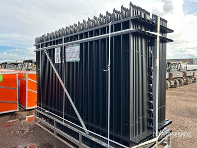 Quantity of (30) 2026 KJ K0710-30 10 ft x 7 ft Powder Coated Schermen (Unused)