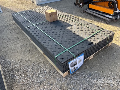 Quantity of (12) 2026 SKLP SK-LJB12 94 in x 47 in Polyethylene Ground Protection Mats (Unused)