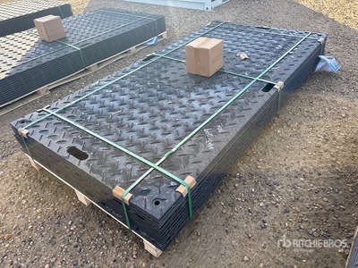 Quantity of (12) 2026 SKLP SK-LJB12 94 in x 47 in Polyethylene Ground Protection Mats (Unused)