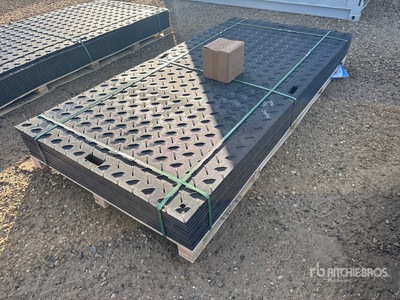 Quantity of (12) 2026 SKLP SK-LJB12 94 in x 47 in Polyethylene Ground Protection Mats (Unused)