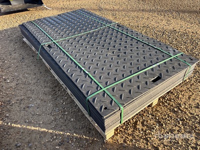Quantity of (12) 2026 SKLP SK-LJB12 94 in x 47 in Polyethylene Ground Protection Mats (Unused)