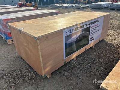 2026 SKLP SK-SC40 20 ft x 40 ft All-Steel Carport (Unused)