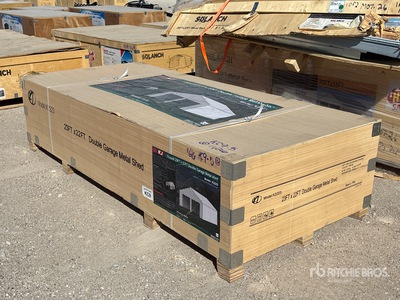 2026 KJ K2223 23 ft x 22 ft Double Garage Metal Storage Building (Unused)