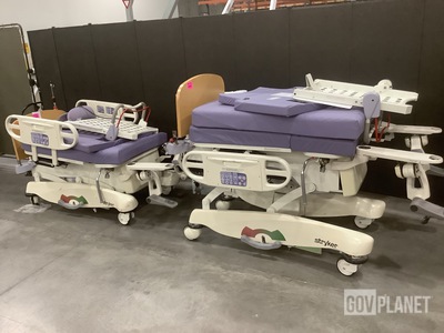 (2) Stryker Hospital Beds