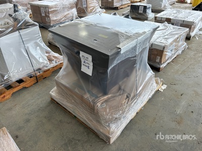 Quantity of (2) Fire Pit - 32" SQUARE Propane Fire Pit Table W/ Table Top Lid