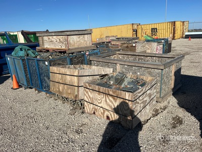 Quantity of Crates of Metal Brackets Divers