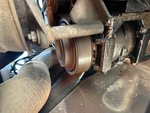 Engine with A/C Compressor