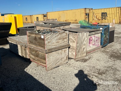 Quantity of Crates of Metal Brackets Divers