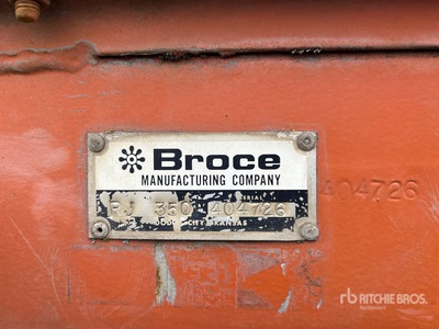 2005 Broce RJ350 Barredora