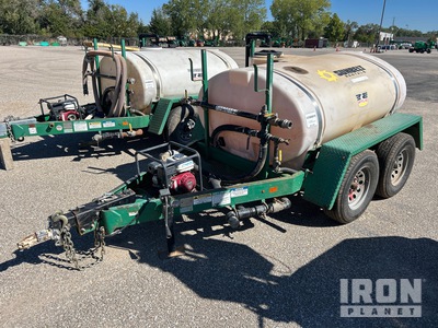 2018 WYLIE MFG EXP500LSG 500 gal T/A Remorque-citerne à eau