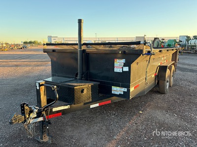 2025 Texas Pride DT71614KBP 16 ft T/A Tipping Utility Trailer